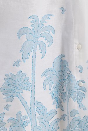Palm Print Cotton Dress product image 6
